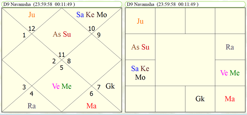 Navamsha Indigo airlines foundation chart
